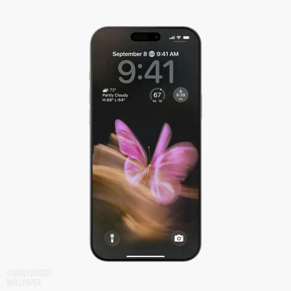 The Pink Butterfly Aesthetic Wallpaper