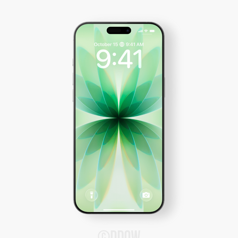 The Official iPhone 17 Sage Green Wallpaper