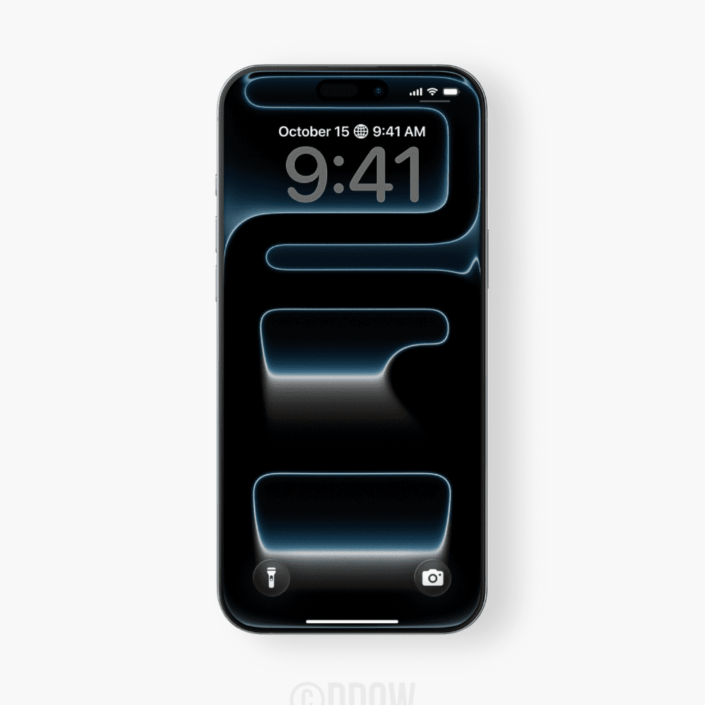 iPhone 17 Pro Wallpaper deep blue