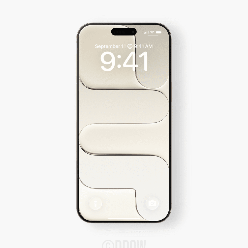 iPhone Air Wallpaper gold light